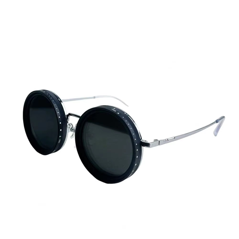 Adjustable Sunglasses round Polarized Tint Sun Glasses with ND Filter Lenses